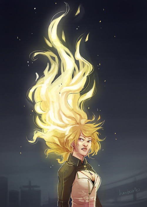 hawberries:  With every hit she gets stronger, and she uses that energy to fight back! That’s what makes her special!!