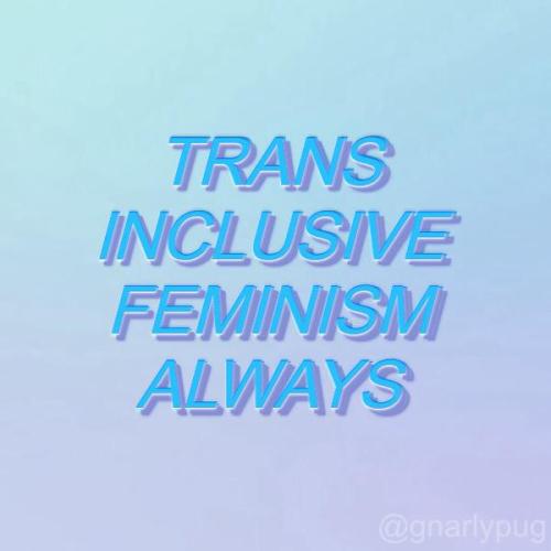 feministsmadefromfire:Inclusive feminism always  