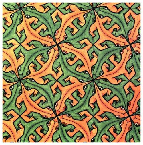 Maurits Cornelis Escher , Geckos  and Lizards