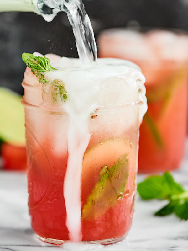 guardians-of-the-food:  Sparkling Watermelon Mojito