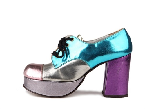 fashionsfromhistory:Platform Shoes Di Orsini 1970s Shoe-Icons