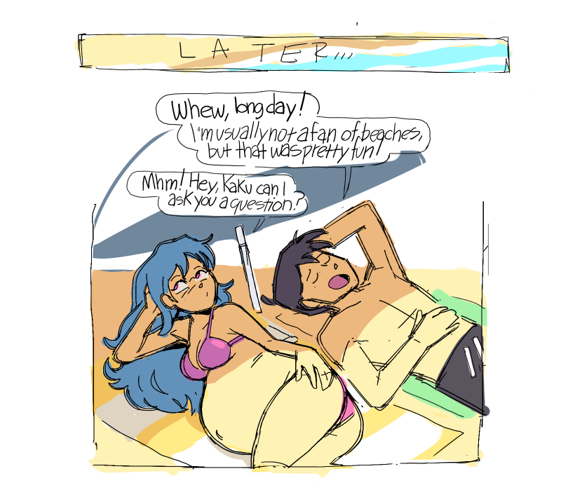 lewdlemage: commission etc etc beach episode etc etc you know the drill  Ko-Fi 