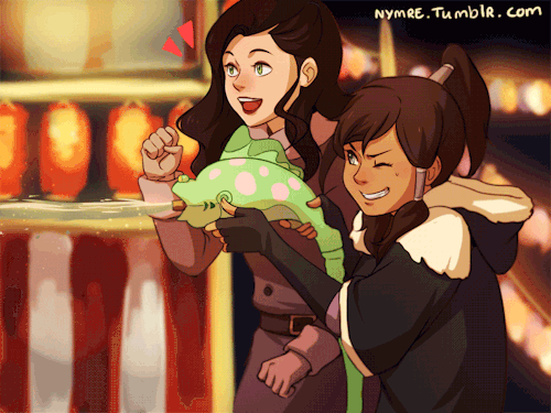 nymre:Because Asami and Korra are the cutest girlfriends and I just wanted this really bad okay.Also