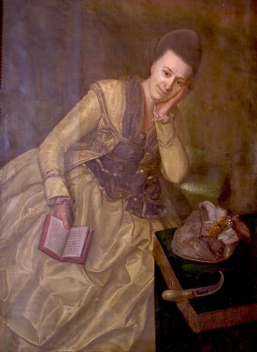 Portrait of Catharina Lysholm, 1776-76, by Anders Bergius From Nordenfjeldske Kunstindustrimuseum, T