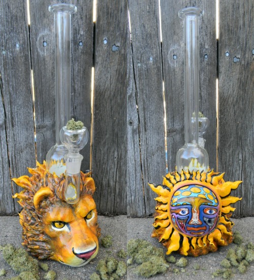 hazylemons:   dematteoart:  Custom Sublime/Lion bong by DeMatteo Art  would kill for the sublime bong 