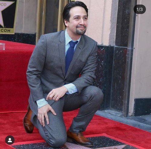 Lin-Manuel Miranda And His Star In The Hollywood Walk Of Fame!!
