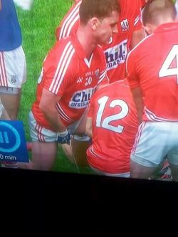 straightguyscocksout:  Cork lad taking a slash on the pitch 