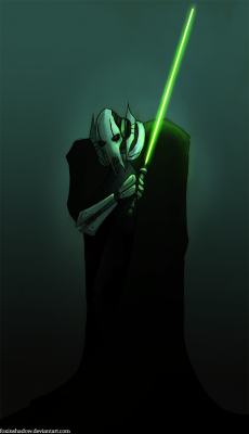 Work FlutterRex: inspired me to draw a while ago. I really like how Grievous has been given much more badassness in the SW comics. Movie fucked it up. Grievous ftw.