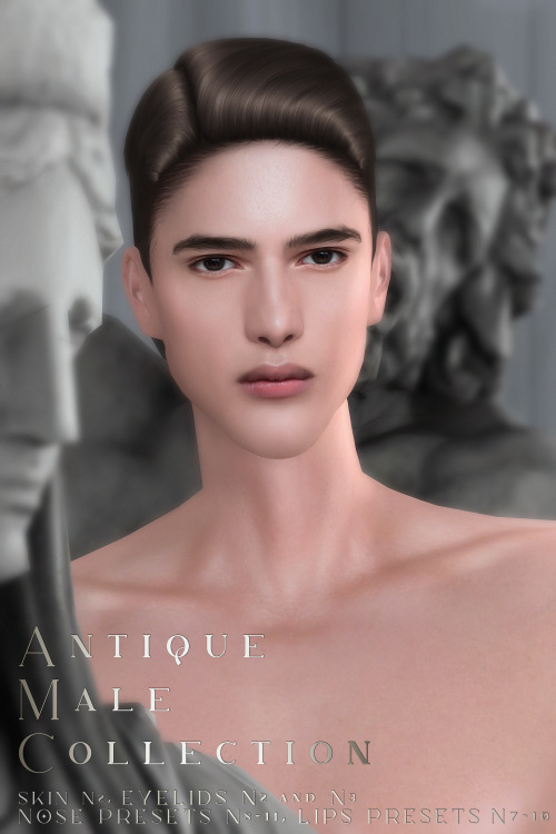ANTIQUE MALE COLLECTIONSKIN N2 40  from light to dark tone colors;for males, teenagers+.SKIN N2 - OV