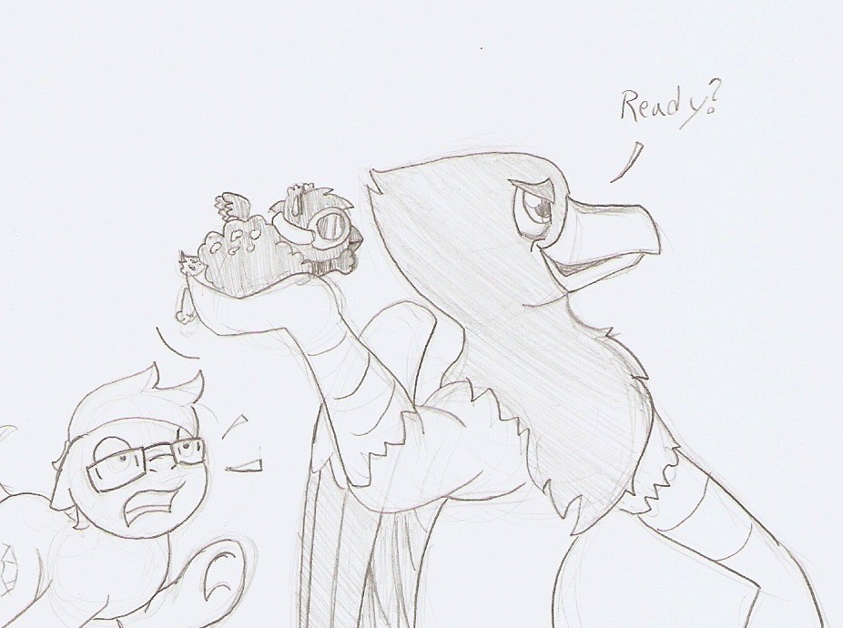thedenofravenpuff:  Big brother Makar happily offered assistance to help baby Puffling
