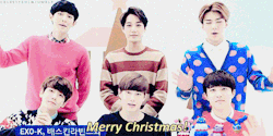 celestyeol:  EXO-K wishing you a Merry Christmas~ ♡ 