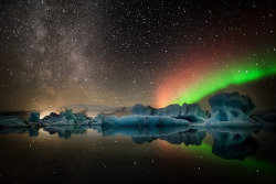 travelthisworld:  Milky Mirror ♦ Auster-Skaftafellssysla, Iceland