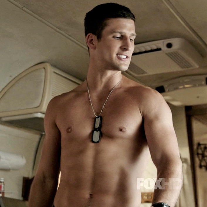 Parker Young. Follow me on twitter @CelebrityMeat