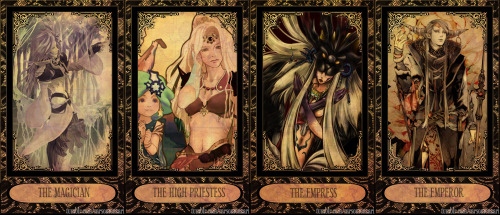 eva-cybele:zerrat:mrsomenzari:FINAL FANTASY TAROT CARDSThe Magician: Kuja - Final Fantasy IX The Hig