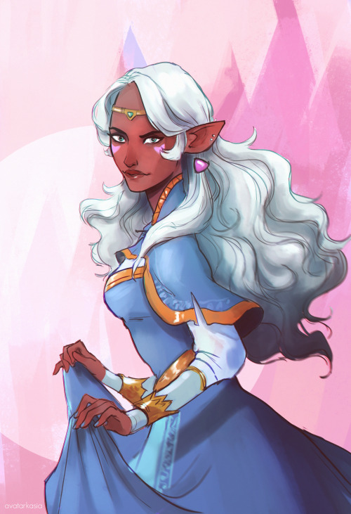 avatarkasia: Binge watched Voltron vol. 2 last weekend, was good. Again, too short! :D  Some allura painting, I will try to stay off Tumblr and not post too often to focus on raising the quality, and not spam you guys with anything I do. Just a little