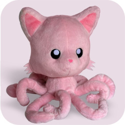 laughingsquid:  Pink Tentacle Kitty Plushie