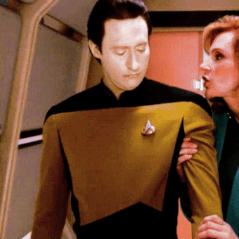 bouncingbones:i’m sorry i just. data’s reaction when beverly grabbed him was too cute not to gif.