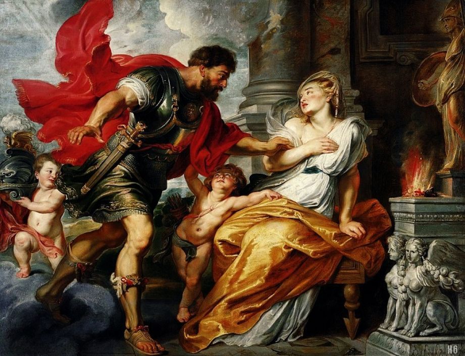 hadrian6:  Mars and Rhea Silva. 1616-17. Peter Paul Rubens. Flemish. 1577—1640.