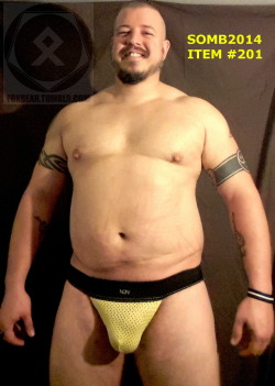 foxbear:  SOMB2014 Set #6 And now for some more fashion/street jockstraps! Some notes on the fit of these items: All of these are size L.  I wear a 38-40 in jeans and can get into all of these fine.   #201, #202 and #203 are by N2NBodywear, the maker