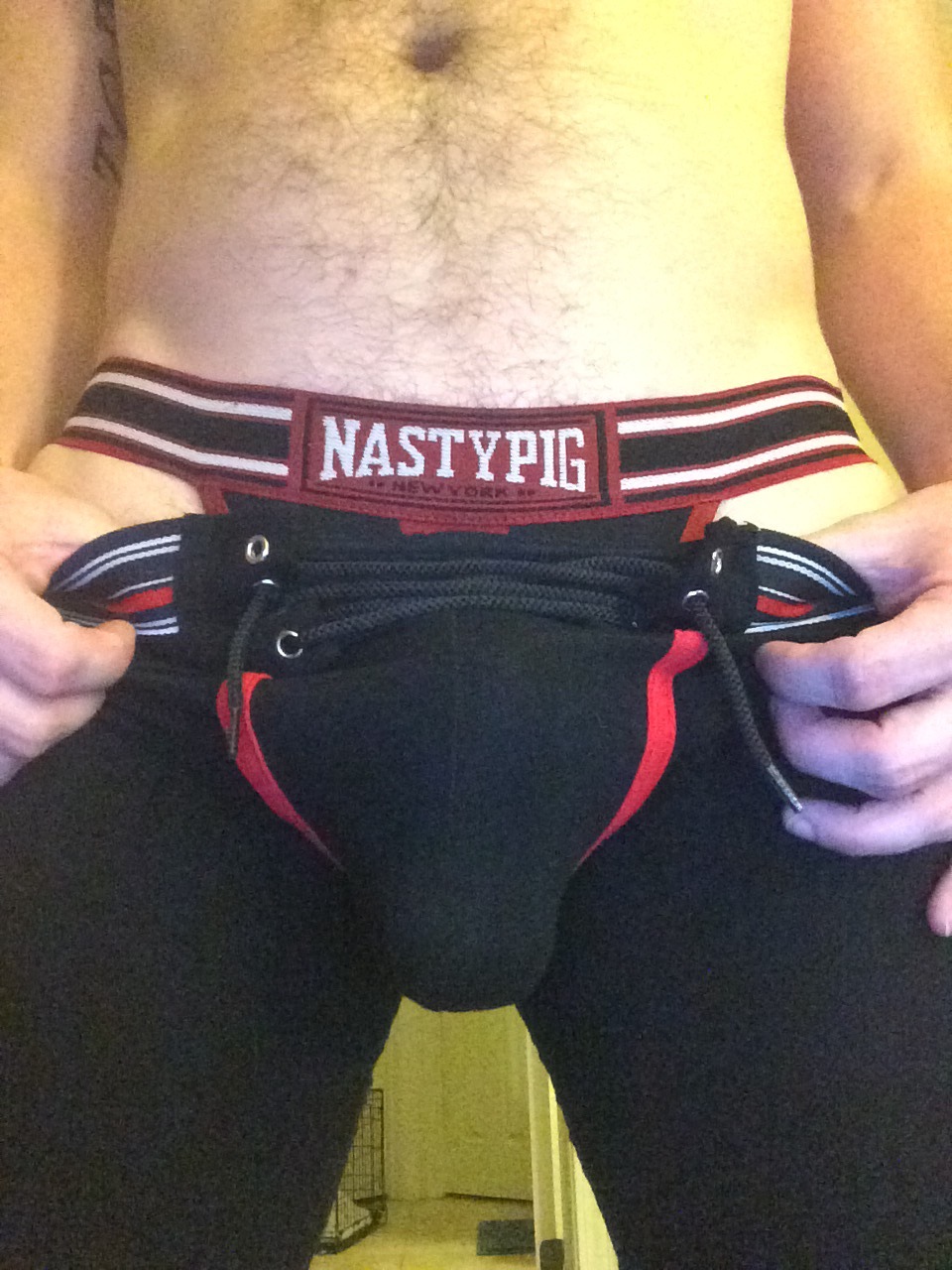 followerofporn:  Got some of my new gear in I got over at mrsleather. I’ll post