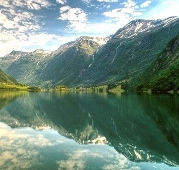 Summer Fiord, Oldedalen, Stryn, Norway