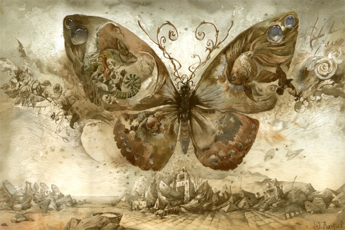 fer1972:   Watercolor Illustrations by Yury Laptev 