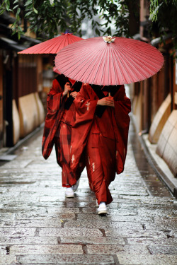 upupupuprincess:    Geisha apprentices, Kyoto