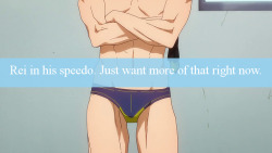  Rei in his speedo. Just want more of that