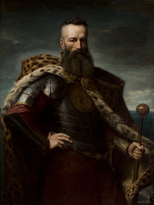 polishpaintersonly:    “Stefan Czarniecki (1599-1665)” (1863)by Leon Henryk Kapliński (1826–1873)   oil on canvasNational Museum, Cracow