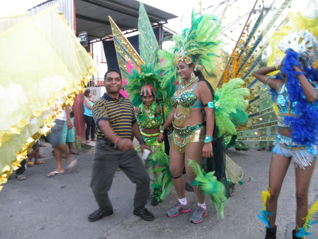 DADS ON VACATION., Mardi Gras dad! Thanks Vishan G.
