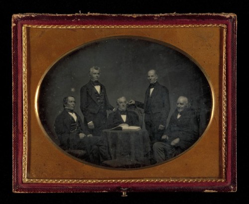 met-photos:[Rev. Mr. Frederick T. Gray and Deacons of Old Bullfinch Street Church] by John Adams Whi
