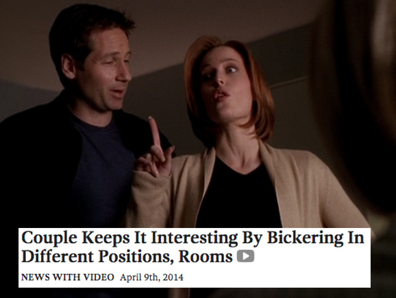 traiteurr:  The X Files + The Onion Headlines pt 3/?  