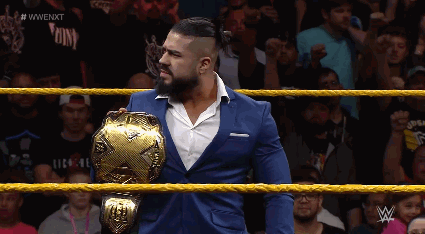 machomanwrestlinghistory:  21/03/2018 - NXT: Andrade “Cien” Almas (w/ Zelina