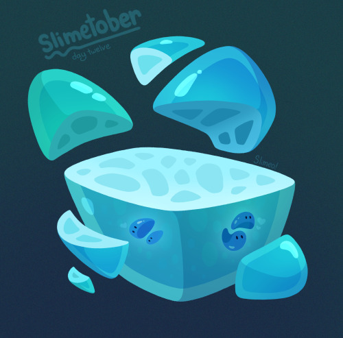 theslimeologist:Day 12 of Slimetober: Slime Sea :)