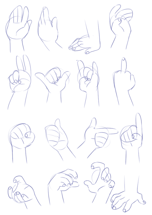 mh-presents: HAND REFERENCES!  A little late again after the hand tutorial I made but have fun pract