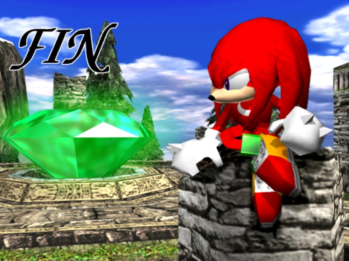 iamnimrod:  Now that I’ve now REALLY finished Sonic Adventure DX, and not like