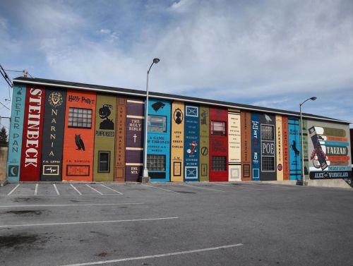 March 24, 2019. “The Library”, #Princeton #mercercountywv #wv #appalachia #murals #books #library #a