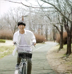 adhd-in-orange:   B1A4 and bicycles David still wins all the awards   I forgot Ellegance