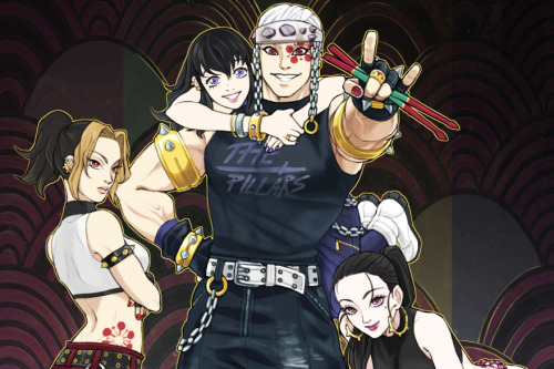 Uzui and his wives. He’d drop the hottest beats-Memes are being made as we speak: https://twitter.co