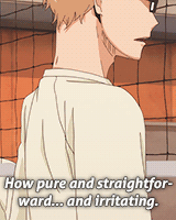 maguilty:  &ldquo;Tsukishima, you got character problems.&rdquo; 