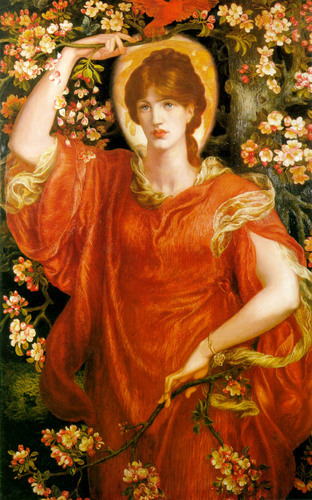 artist-rossetti: A Vision of Fiammetta, 1878, Dante Gabriel RossettiMedium: oil,canvas