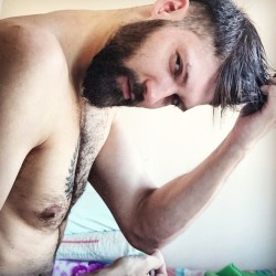 malefeed:  lipelunardi: Pode olhar… #beardporn #beardlover #beard #bearded #beardedman #gay #instagay #gayguy #follow #gayfit #cute #love #beards #hairy #hairyguy #hairychest #ink #tattoo #tatuagem  #laurelwreath #gayman #gayguy #followme #haircut #hair