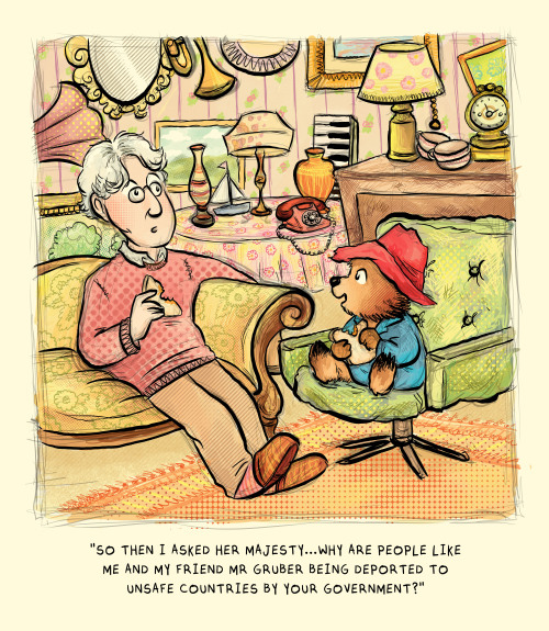 I like to imagine Paddington had his “elevensies” today with his best friend, Mr Gruber, who escaped