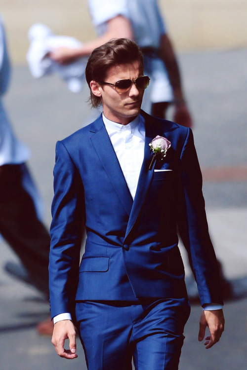 Louis At His Mums And Dans Wedding, 20.07.14.
