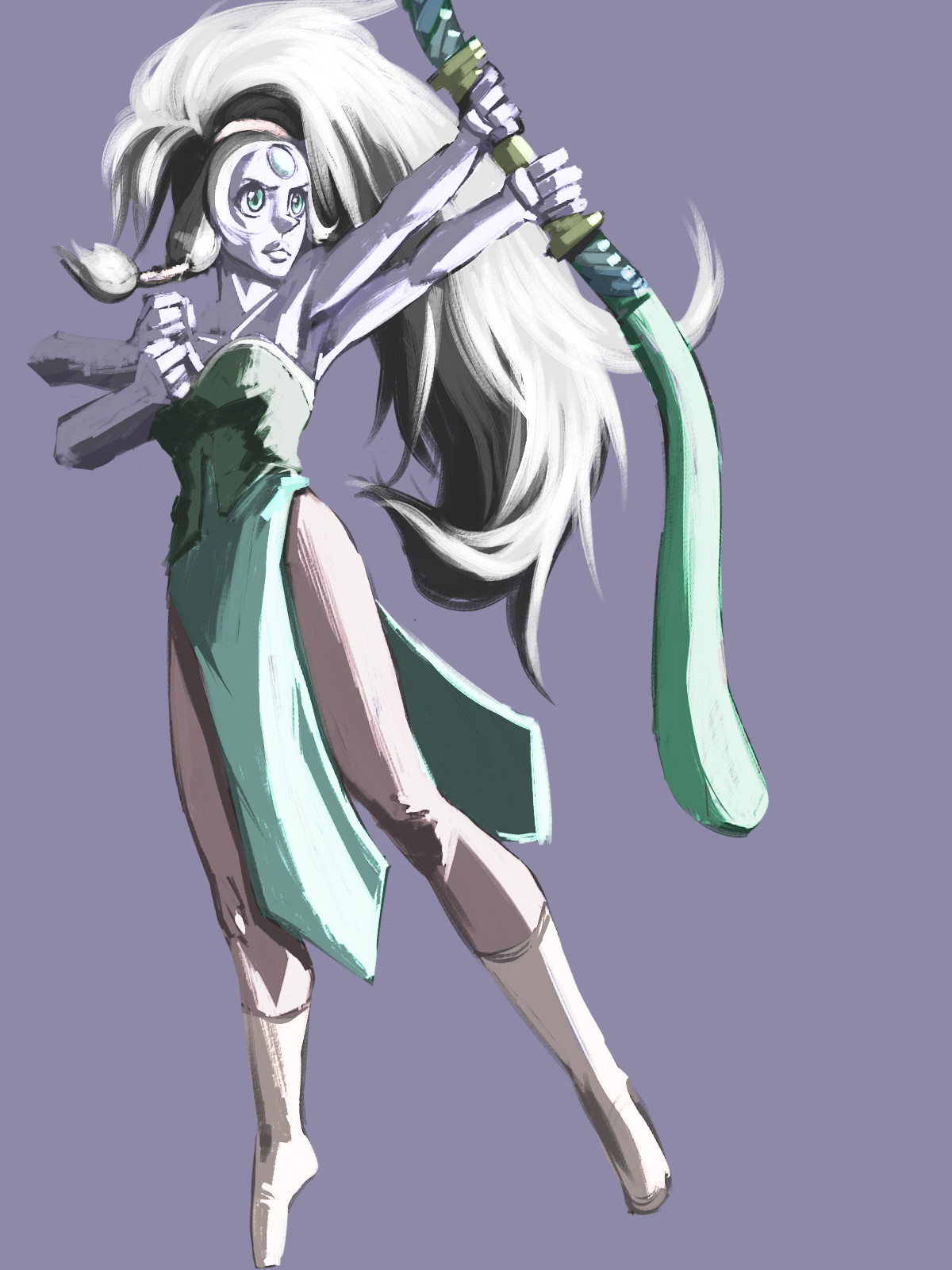 funismajin:  My first Stephen Universe fanart, I think. Have an Opal. 