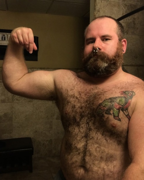 Goofing off in the restroom after my workout. adult photos