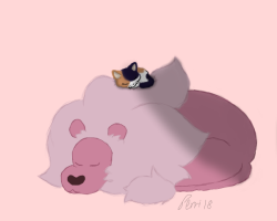 stevenuniverse-art:  Lion and Cat Steven