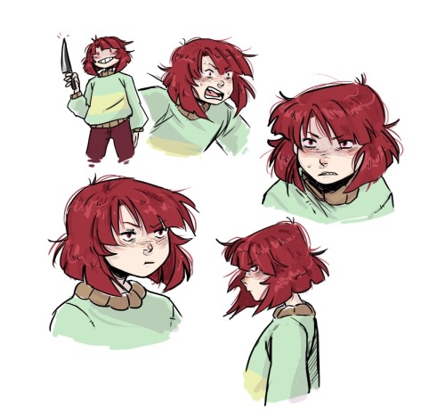 demdoodles:some doodles of the murder child.. i need to finish my no mercy run! 