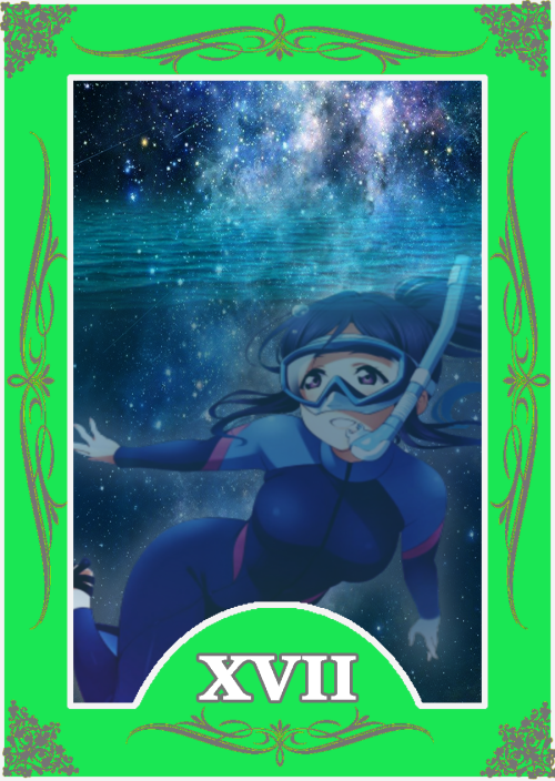 And here are the Aqours Tarot cards I promised to go along with the μ&rsquo;s Tarot cards!I t