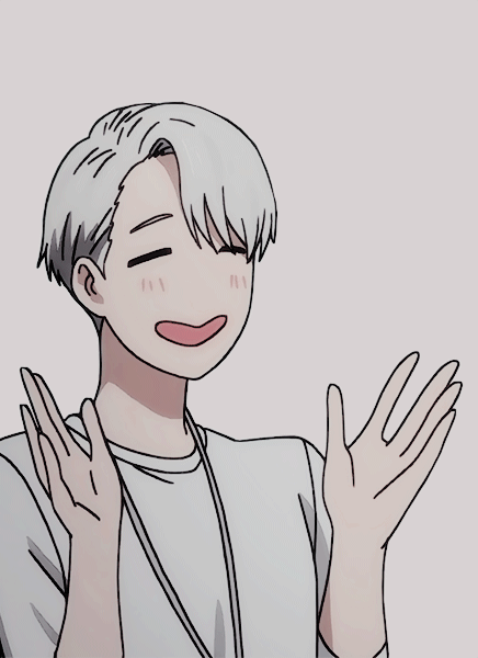 kireiharuka: ヴィクトル ニキフォロフ•  Viktor Nikiforov  + his cute & dorky smile  ╮(─▽─)╭
